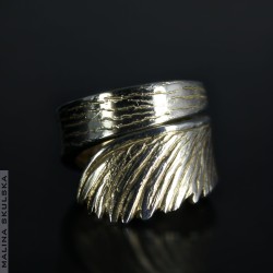 Srebrny pierścionek - klon japoński