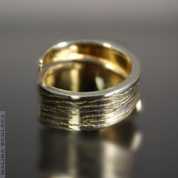 Srebrny pierścionek - klon japoński